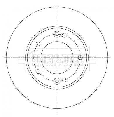 Borg & Beck, Borg & Beck Brake Disc Pair  - BBD5362 fits Kia Sorento 2.5 CRDi 05/06-