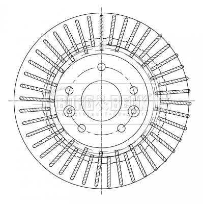 Borg & Beck, Borg & Beck Brake Disc Pair  - BBD5363 fits Nissan Qashqai 02/14-