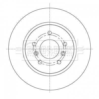 Borg & Beck, Borg & Beck Brake Disc Pair  - BBD5367 fits Nissan Qashqai 02/14-