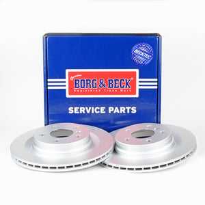 Borg & Beck, Borg & Beck Brake Disc Pair  - BBD5383 fits BMW 2 Series (F45) 225i 09/14-