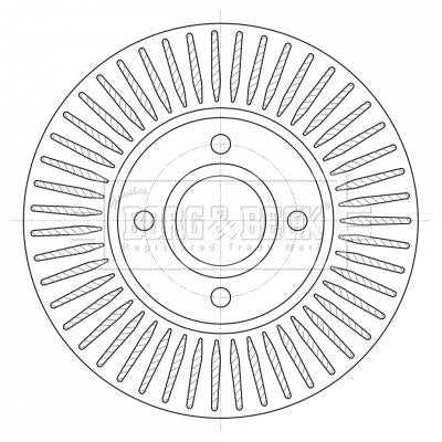 Borg & Beck, Borg & Beck Brake Disc Pair  - BBD5423 fits Ford EcoSport 1.0,1.5Ti 09/14-