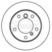 Borg & Beck, Borg & Beck Brake Disc Single  - BBD5778S fits Mercedes Sprinter 00-