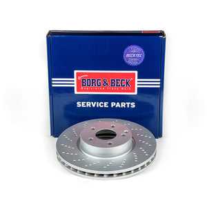 Borg & Beck, Borg & Beck Brake Disc Single  - BBD5811S fits Mercedes C-Class W204 S204 07-