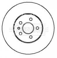 Borg & Beck, Borg & Beck Brake Disc Single  - BBD5911S fits Jaguar 3.2,Sovereign 4.0 90-