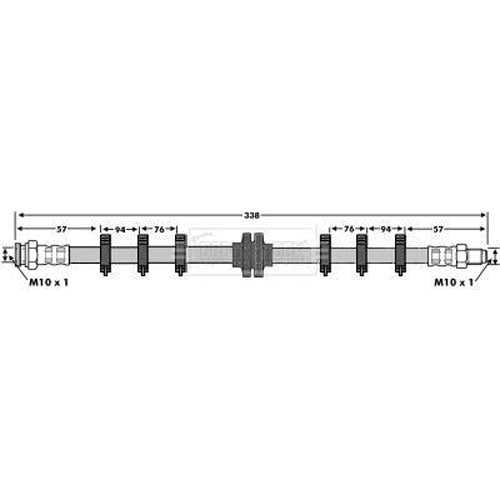 Borg & Beck, Borg & Beck Brake Hose  - BBH6099 fits Fiat Croma,  Lancia Thema