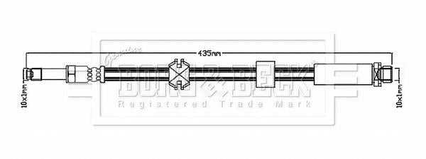 Borg & Beck, Borg & Beck Brake Hose  - BBH6146 fits Ford Mondeo,Cougar 93-