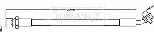 Borg & Beck, Borg & Beck Brake Hose  - BBH7962 fits Chevrolet Epica 08-