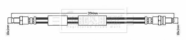 Borg & Beck, Borg & Beck Brake Hose  - BBH8703 fits Street Ka 1.6i > 10/03