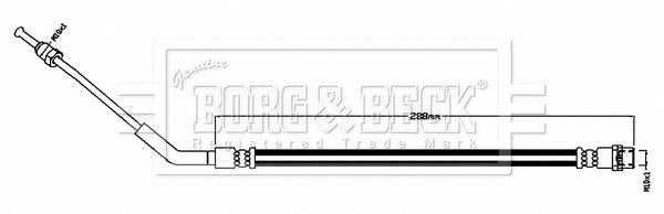 Borg & Beck, Borg & Beck Brake Hose  - BBH8765 fits Z4 Roadster,Coupe (E86) 2003-2009