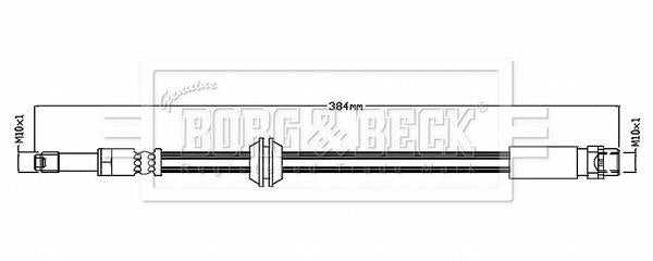 Borg & Beck, Borg & Beck Brake Hose  - BBH8838 fits X3/X4 G01/G02 2018-