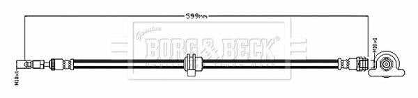 Borg & Beck, Borg & Beck Brake Hose  - BBH8891 fits 3 Series G20 2018-