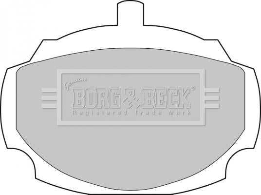 Borg & Beck, Borg & Beck Brake Pad Set - BBP1038 fits Rover (F)