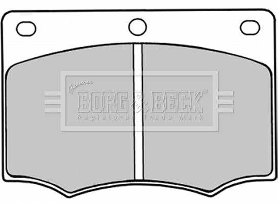 Borg & Beck, Borg & Beck Brake Pad Set - BBP1044 fits Ford (F)