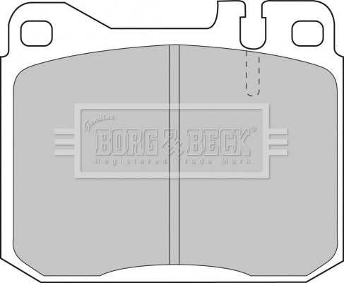 Borg & Beck, Borg & Beck Brake Pad Set - BBP1061 fits Mercedes Benz 126 80-91