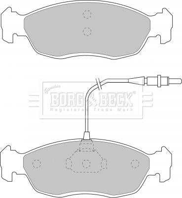 Borg & Beck, Borg & Beck Brake Pad Set - BBP1069 fits Peugeot (F)