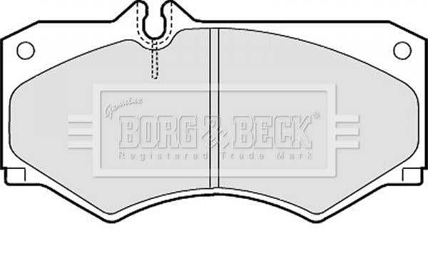 Borg & Beck, Borg & Beck Brake Pad Set - BBP1089 fits Mercedes 601 Series 80-90