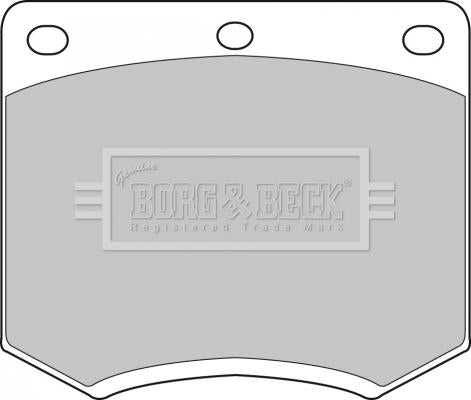 Borg & Beck, Borg & Beck Brake Pad Set - BBP1095 fits Ford Capri/Cortina/Escort