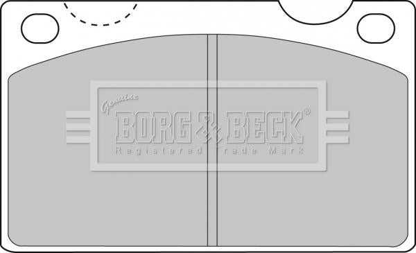 Borg & Beck, Borg & Beck Brake Pad Set - BBP1099 fits Volvo (F)