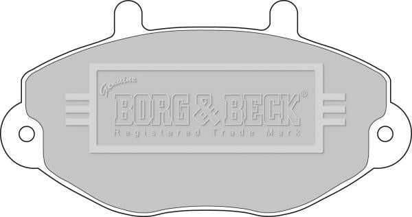 Borg & Beck, Borg & Beck Brake Pad Set - BBP1108 fits Ford Transit/Tourneo 91-