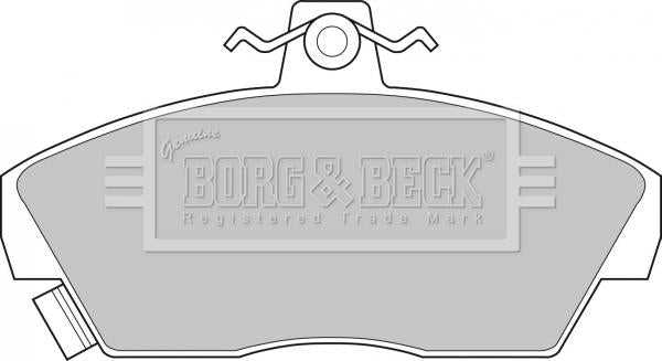 Borg & Beck, Borg & Beck Brake Pad Set - BBP1109 fits Rover 200/400/MG Tourer 89-