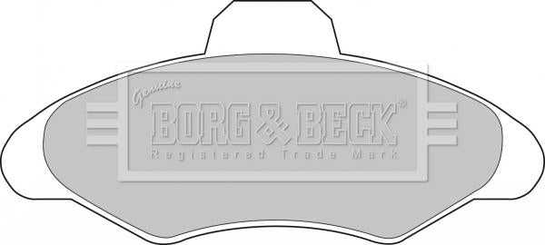 Borg & Beck, Borg & Beck Brake Pad Set - BBP1116 fits Ford Escort 90 90-