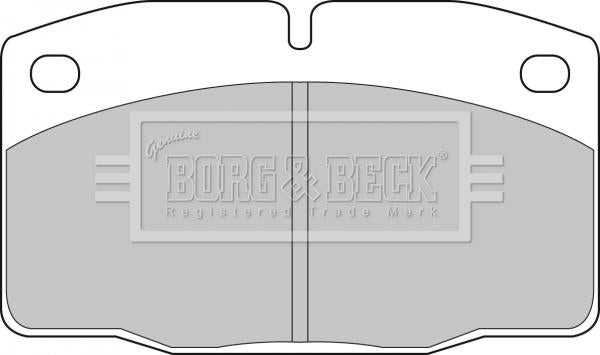 Borg & Beck, Borg & Beck Brake Pad Set - BBP1117 fits Vauxhall Opel (F)