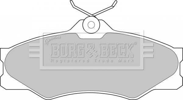 Borg & Beck, Borg & Beck Brake Pad Set - BBP1175 fits VW LT 83-93