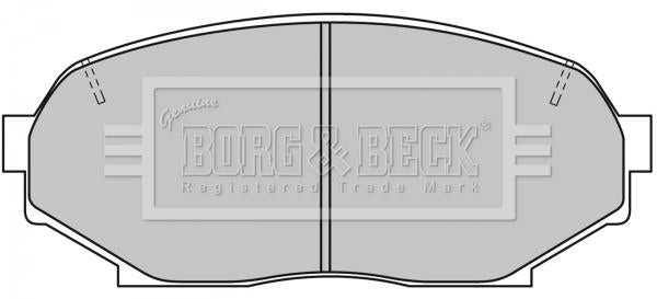 Borg & Beck, Borg & Beck Brake Pad Set - BBP1194 fits Mazda MX-5 1.6i 90-98