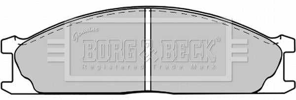 Borg & Beck, Borg & Beck Brake Pad Set - BBP1195 fits Ford Maverick 2.4i,2.7TD 93-98