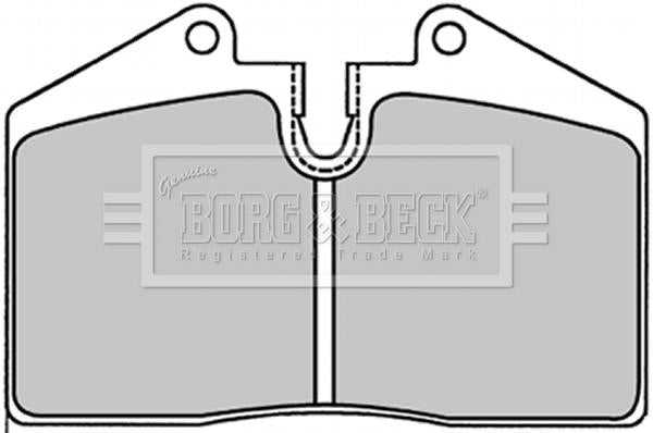 Borg & Beck, Borg & Beck Brake Pad Set - BBP1227 fits Porsche 911 (993) 93-97