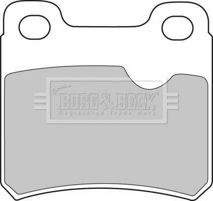 Borg & Beck, Borg & Beck Brake Pad Set - BBP1282 fits GM Astra, Calibra 91-8/98