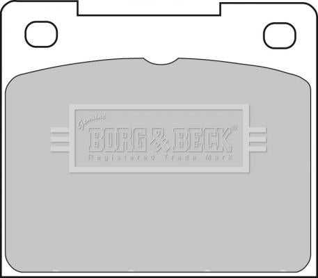 Borg & Beck, Borg & Beck Brake Pad Set - BBP1307 fits Volvo (R)