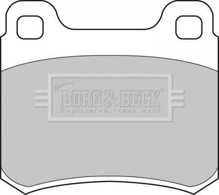 Borg & Beck, Borg & Beck Brake Pad Set - BBP1315 fits Mercedes Benz (R)