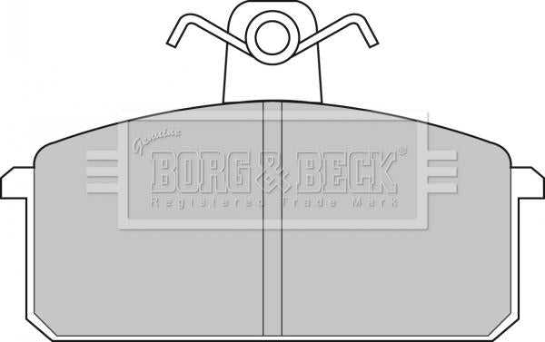 Borg & Beck, Borg & Beck Brake Pad Set - BBP1348 fits Suzuki Vitara Spain Prod 88-99