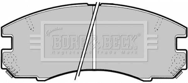 Borg & Beck, Borg & Beck Brake Pad Set - BBP1375 fits Toyota Camry 87-91