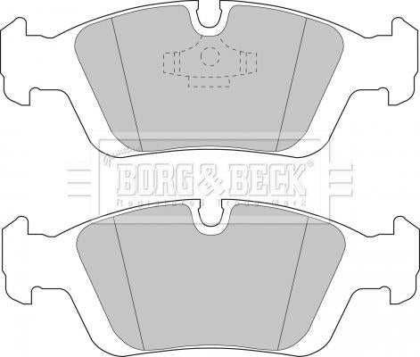 Borg & Beck, Borg & Beck Brake Pad Set - BBP1399 fits BMW 3 Series E36/Z3