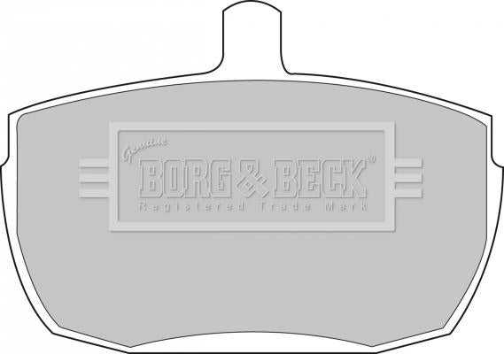 Borg & Beck, Borg & Beck Brake Pad Set - BBP1422 fits Ford Transit 78- LDV Conv 96-