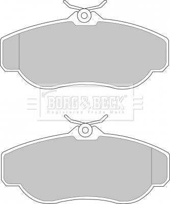 Borg & Beck, Borg & Beck Brake Pad Set - BBP1429 fits Land Rover Discovery 98-04