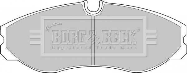 Borg & Beck, Borg & Beck Brake Pad Set - BBP1436 fits Ford Maverick/Nissan TerranoII