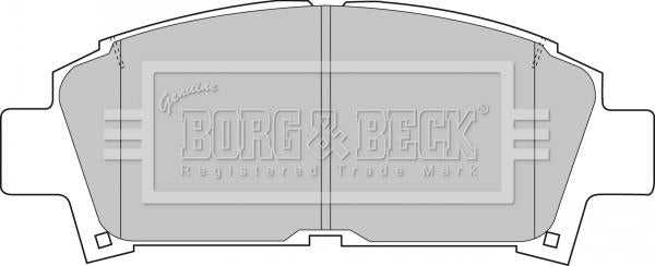 Borg & Beck, Borg & Beck Brake Pad Set - BBP1440 fits Toyota Avensis 10/99-07/01