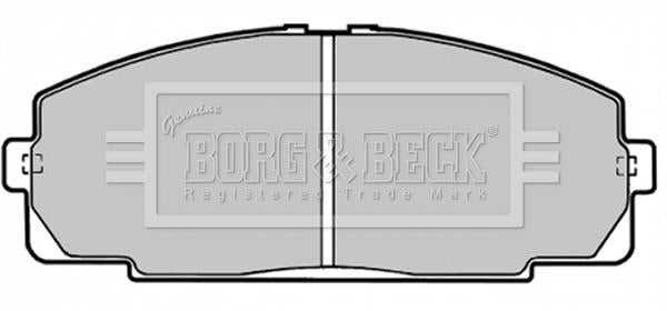 Borg & Beck, Borg & Beck Brake Pad Set - BBP1451 fits Toyota Hi-Ace 93-