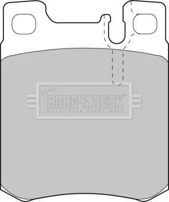 Borg & Beck, Borg & Beck Brake Pad Set - BBP1462 fits Mercedes E class 93-