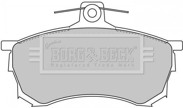 Borg & Beck, Borg & Beck Brake Pad Set - BBP1463 fits Mitsub. Carisma 10/95-03/99