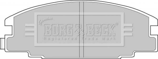 Borg & Beck, Borg & Beck Brake Pad Set - BBP1476 fits Izuzu Trooper/GM Brava 90-02