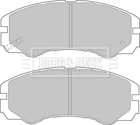 Borg & Beck, Borg & Beck Brake Pad Set - BBP1485 fits Isuzu Trooper 3/92-02/06