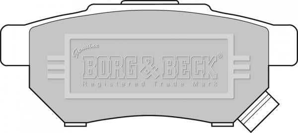 Borg & Beck, Borg & Beck Brake Pad Set - BBP1526 fits Honda Civic/Rover MG 91--