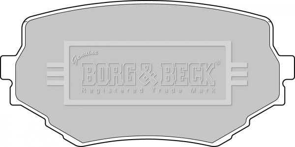 Borg & Beck, Borg & Beck Brake Pad Set -  BBP1597 fits Suzuki Grand Vitara 98-05