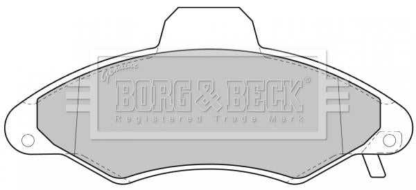 Borg & Beck, Borg & Beck Brake Pad Set -  BBP1600 fits Ford Escort 90/Van 95-