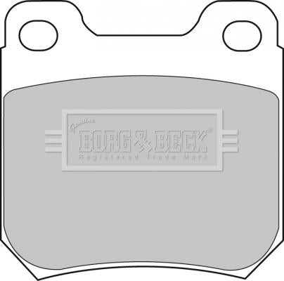 Borg & Beck, Borg & Beck Brake Pad Set -  BBP1605 fits Vauxhall Vectra/Omega 94-