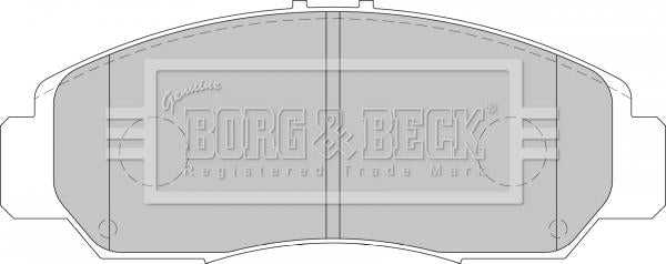 Borg & Beck, Borg & Beck Brake Pad Set -  BBP1741 fits Honda Civic 09/10-02/12